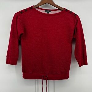 Lauren Ralpj‎ Lauren Womens Red Waist Tie Sweater. Size S
